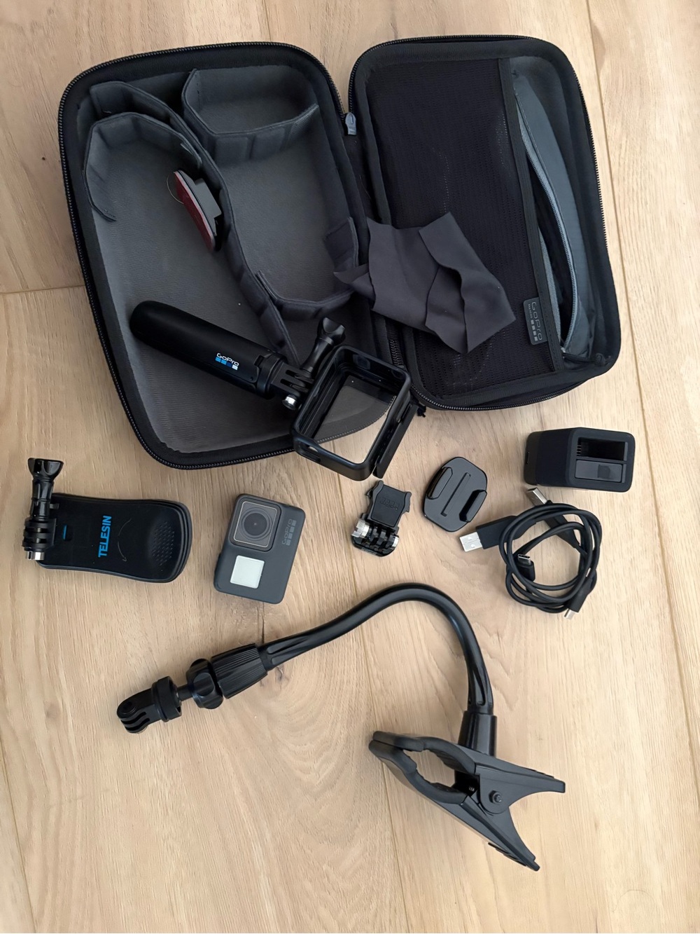 GoPro HERO5  Camera Bundle with Black Accessories and Carry Case